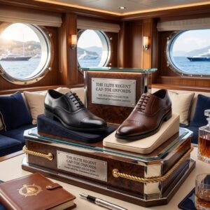 Men's Black Leather Lace-Up Formal Shoes