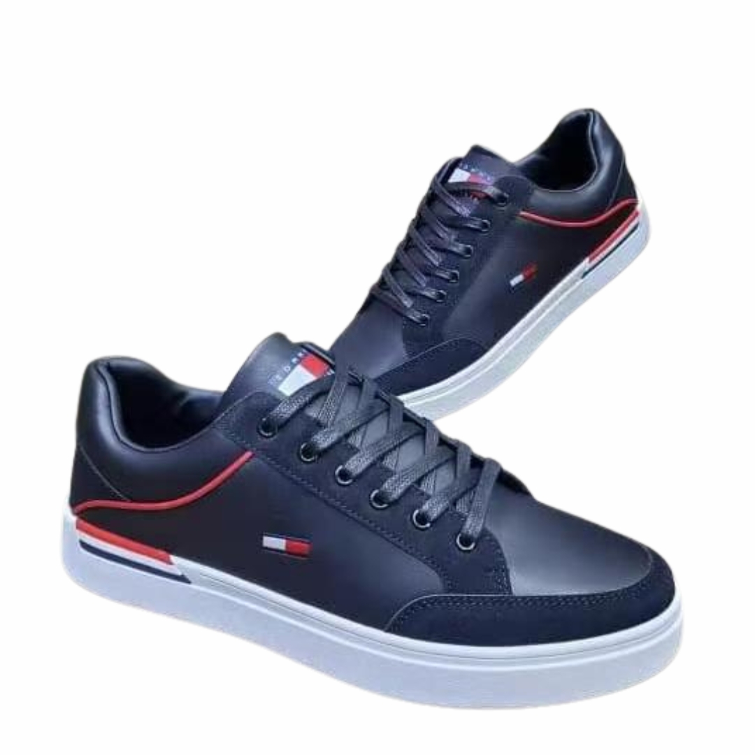 Tommy Hilfiger Premium Men's Low-Top Casual Sneakers - Image 2